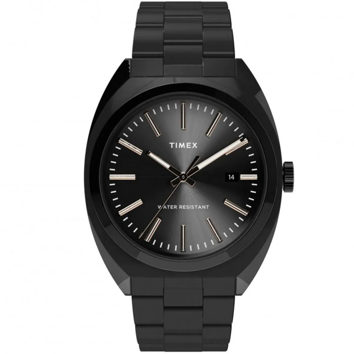 Timex Men's Quartz Watch - Milano XL Black Dial Bracelet | TW2U15500VQ Timex Watches
