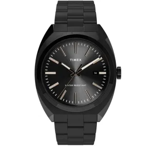 Timex Men's Quartz Watch - Milano XL Black Dial Bracelet | TW2U15500VQ Timex Watches