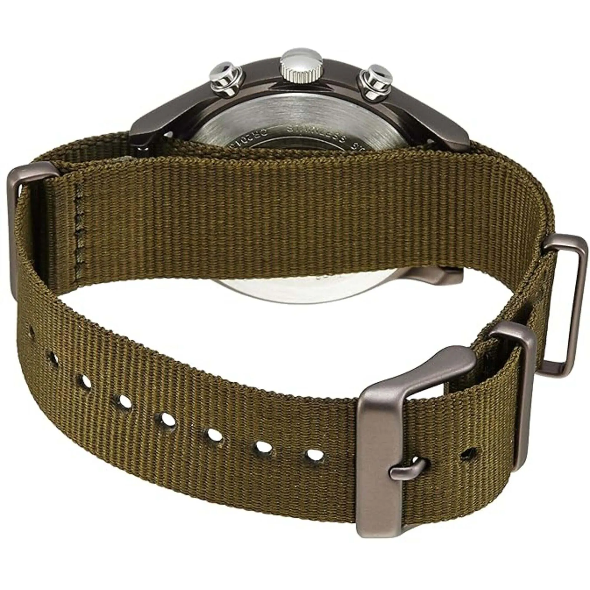 Timex Men's Quartz Watch - MK1 Brown Case White Dial Green Nylon Strap | TW2R67900 Timex Watches