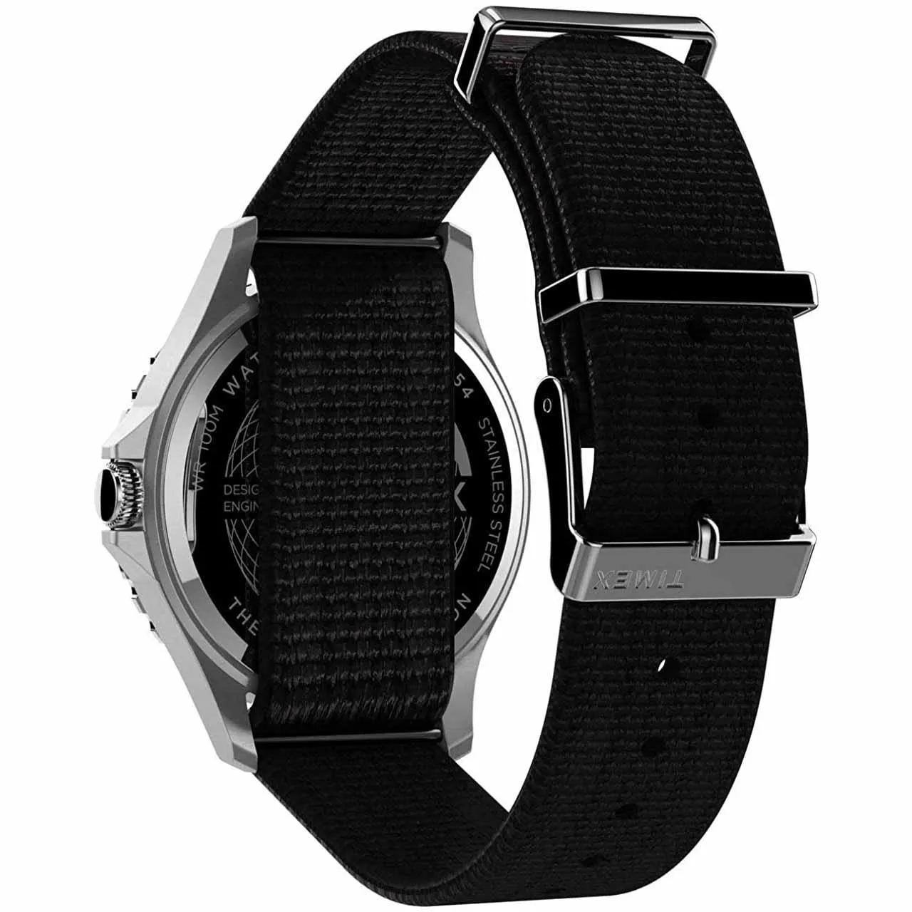 Timex Men's Quartz Watch - Navi XL Rotating Bezel Black Dial Strap | TW2T75600VQ Timex Watches