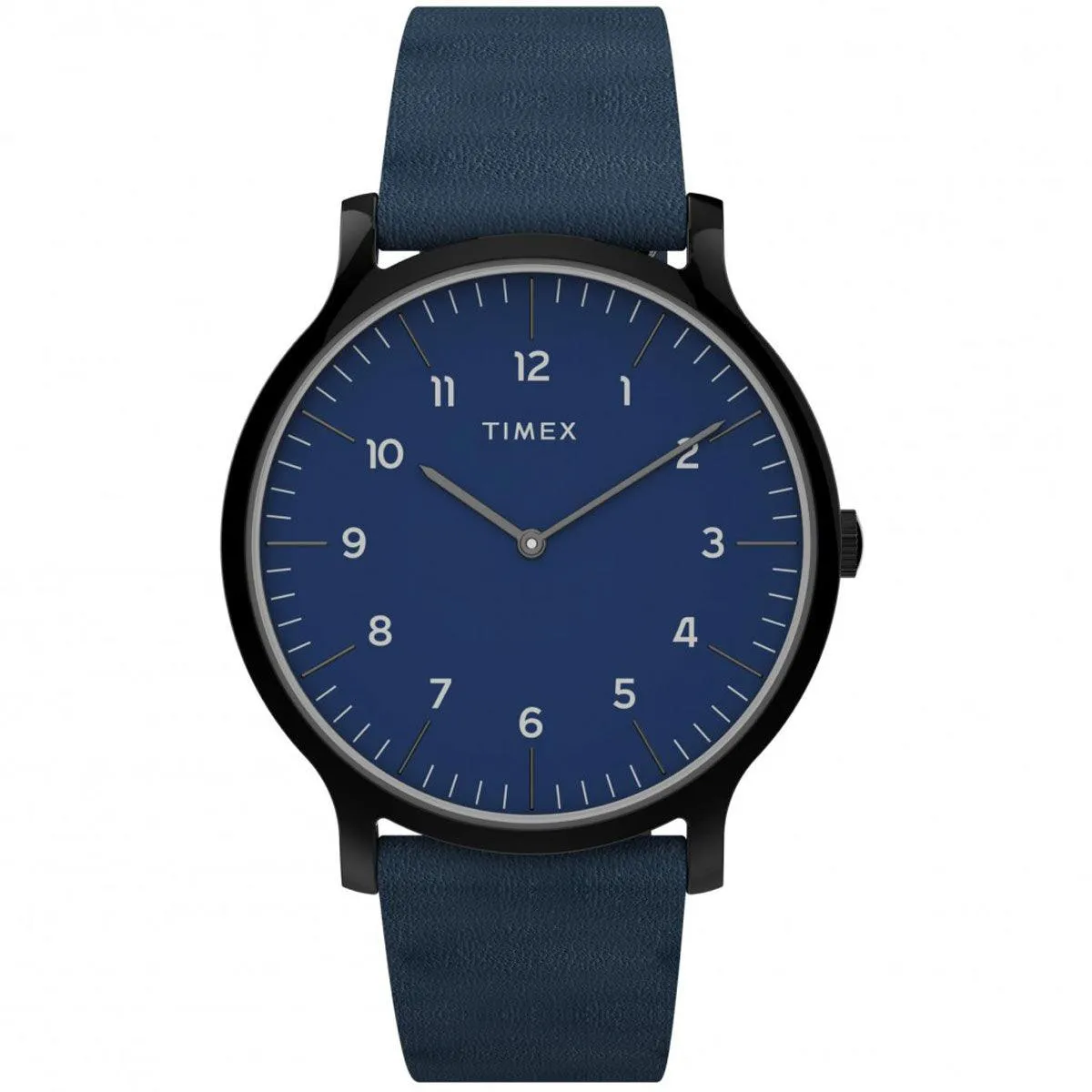 Timex Men's Quartz Watch - Norway Blue Dial Blue Leather Strap | TW2T66200VQ Timex Watches