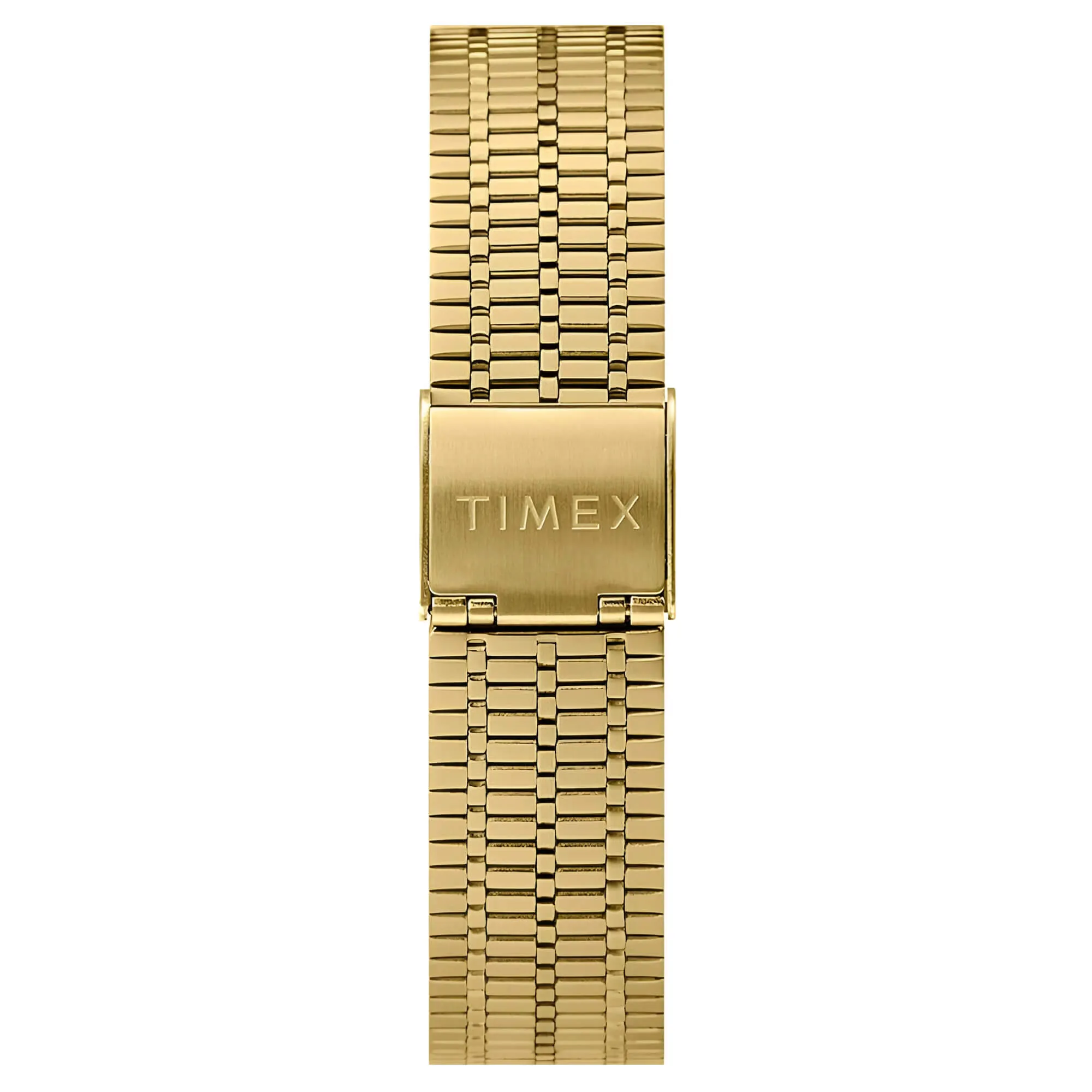Timex Men's Quartz Watch - Q Reissue Blue Dial Gold Tone Bracelet | TW2U61400ZV Timex Watches