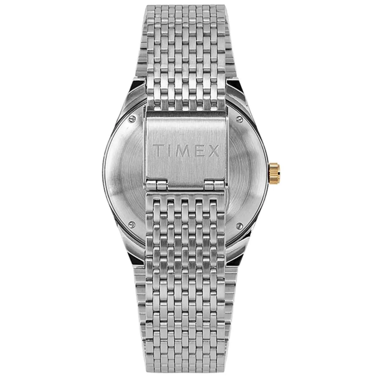 Timex Men's Quartz Watch - Q Reissue Bracelet Blue Falcon Eye Dial | TW2T80800ZV Timex Watches