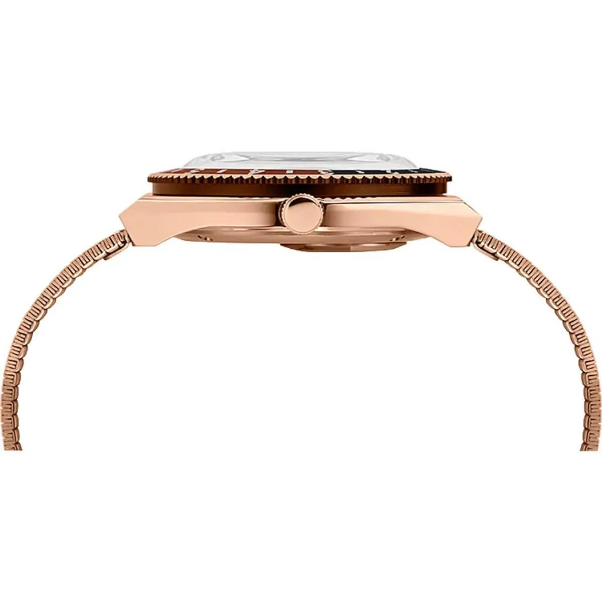 Timex Men's Quartz Watch - Q Reissue Rose Gold Tone Bracelet | TW2U61500ZV Timex Watches