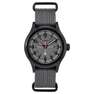 Timex Men's Quartz Watch - Todd Snyder Military Grey Dial Nylon Strap | TW2R78700JR Timex Watches