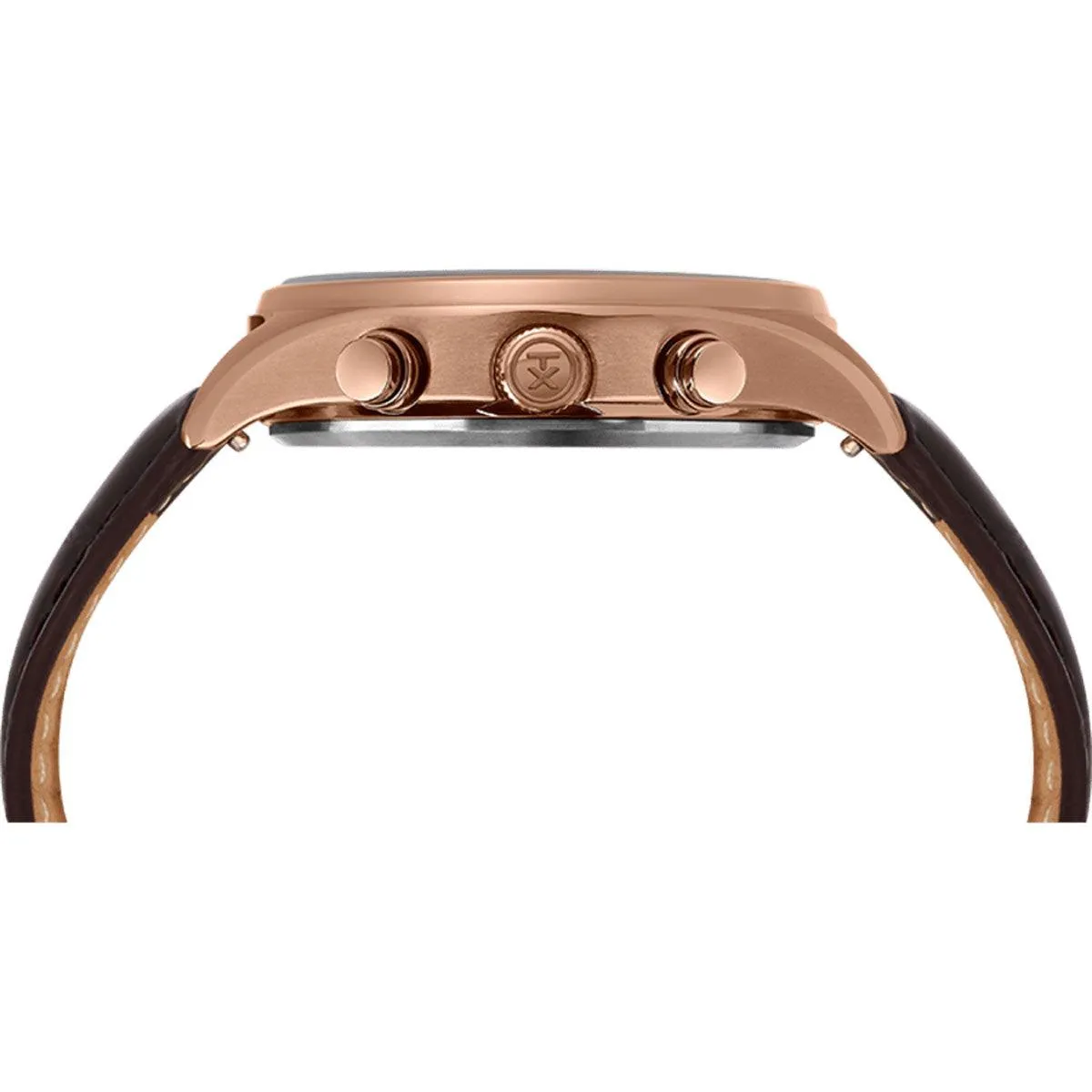 Timex Men's Quartz Watch - Waterbury Tan Dial Brown Leather Strap | TW2R88300 Timex Watches