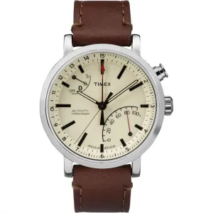 Timex Men's Smart Watch - Metropolitan  Quartz Brown Strap Bluetooth | TW2P92400 Timex Watches
