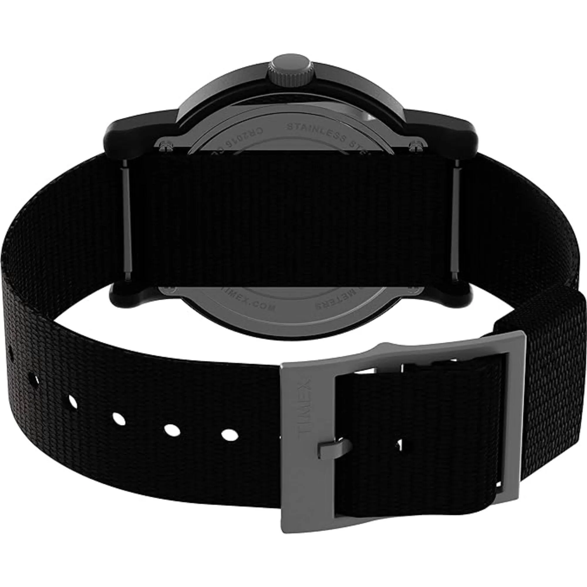 Timex Men's Watch - Camper X Stranger Things Fabric Strap Black Dial | TW2V50800YB Timex Watches