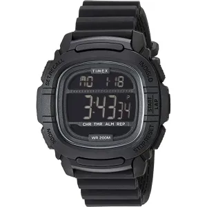 Timex Men's Watch - Command Alarm Black Silicone Strap Digital Dial | TW5M26100JT Timex Watches