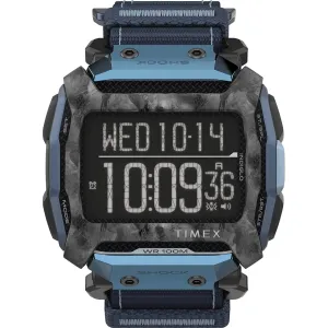Timex Men's Watch - Command Shock Blue Fabric Strap Chrono Digital Dial | TW5M28700VQ Timex Watches
