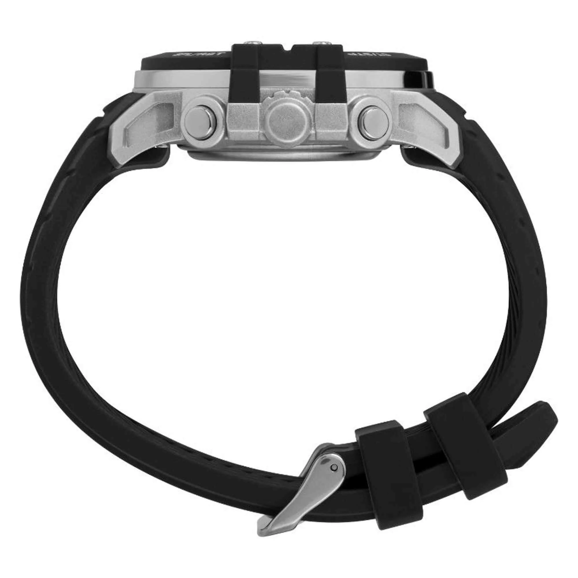Timex Men's Watch - DGTL Digital Grey Dial Black Silicone Strap | TW5M34600 Timex Watches