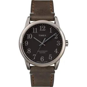 Timex Men's Watch - Easy Reader Anniversary Edition Black Dial Strap | TW2R35800VQ Timex Watches