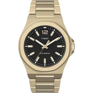 Timex Men's Watch - Essex Avenue Quartz Yellow Gold Steel Bracelet | TW2V02100 Timex Watches