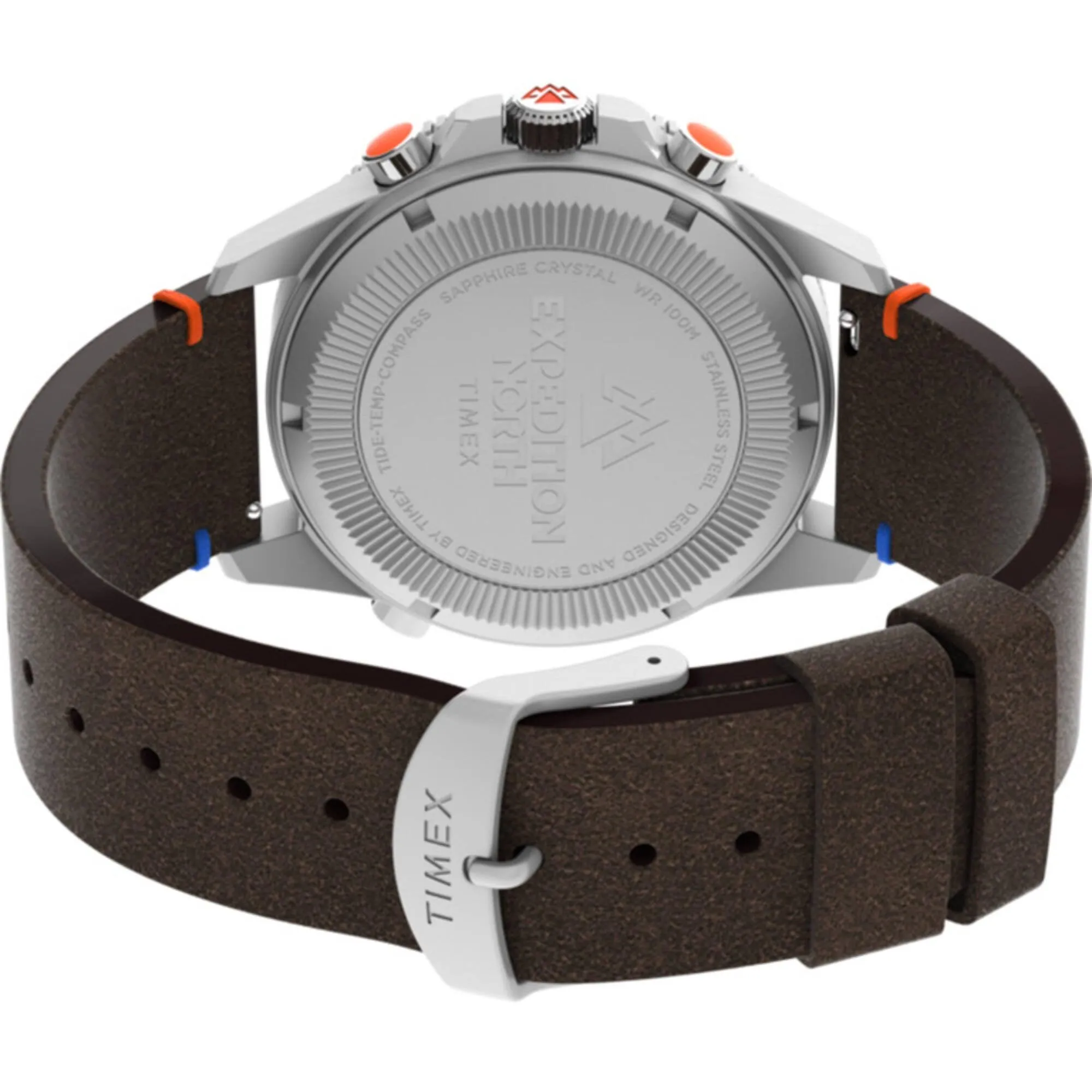 Timex Men's Watch - Expedition North Date Display Brown Leather Strap | TW2V64400JR Timex Watches