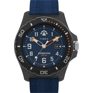 Timex Men's Watch - Expedition North Freedive Ocean Blue Fabric Strap | TW2V40300JR Timex Watches