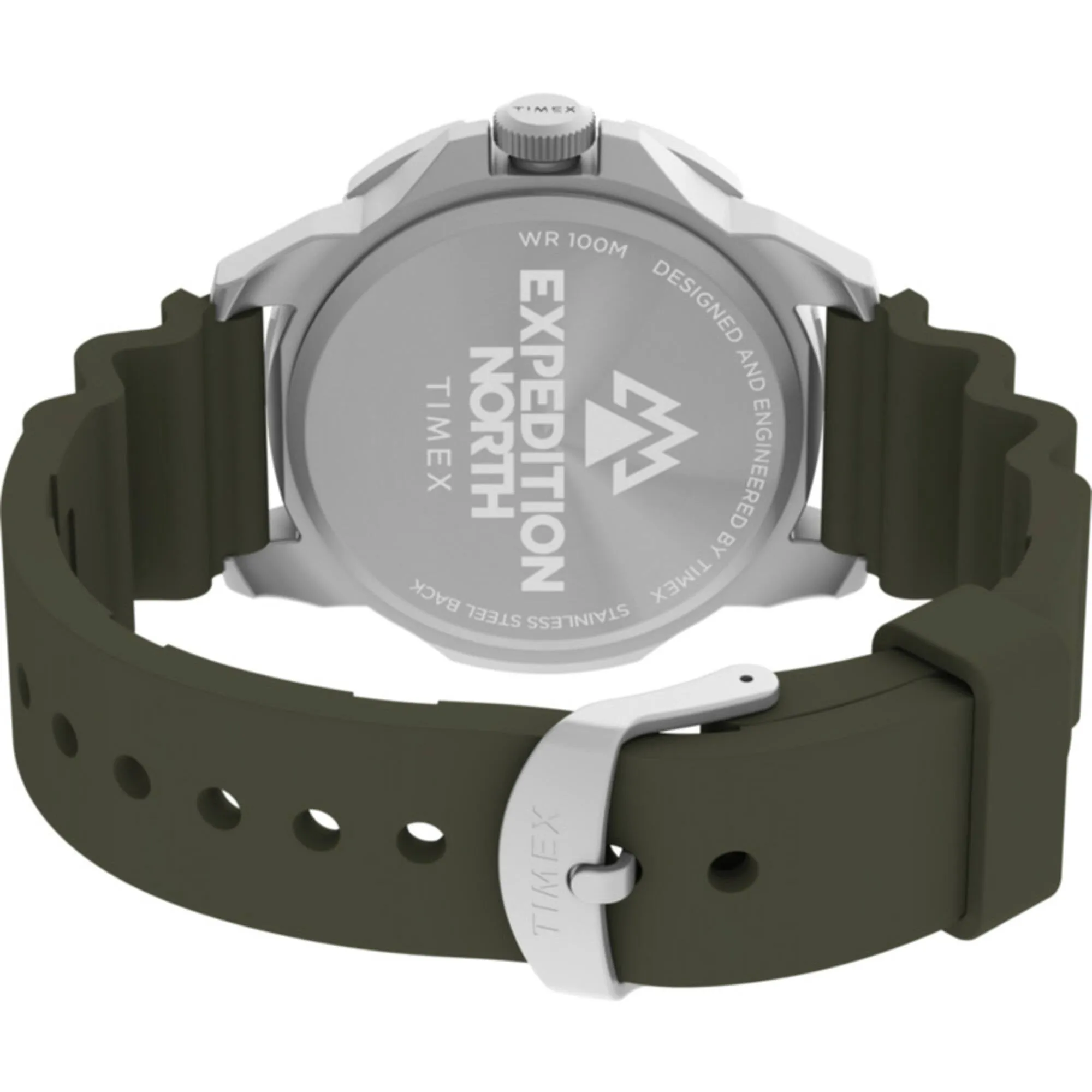 Timex Men's Watch - Expedition North Ridge Green Dial Silicone Strap | TW2V40700JR Timex Watches