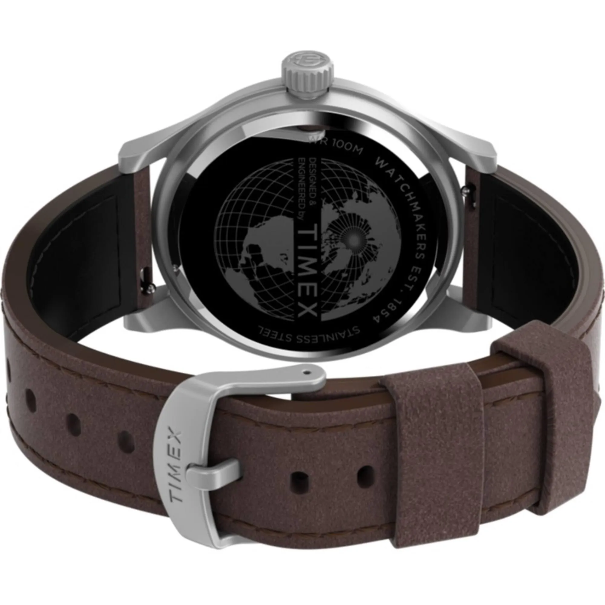 Timex Men's Watch - Expedition North Sierra Cream Dial Leather Strap | TW2V07300VQ Timex Watches