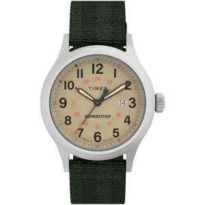 Timex Men's Watch - Expedition North Sierra Date Display Green Strap | TW2V65800JR Timex Watches