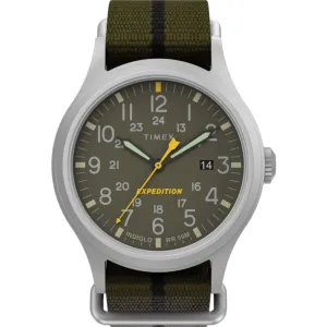 Timex Men's Watch - Expedition North Sierra Green Dial Fabric Strap | TW2V07700VQ Timex Watches