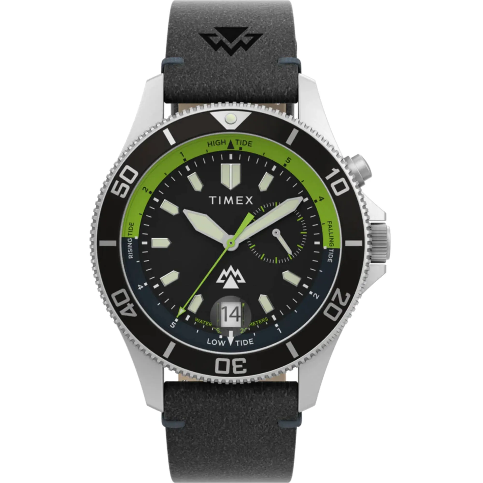 Timex Men's Watch - Expedition North Silver Case Quartz Black Dial Strap | TW2W21900JR Timex Watches