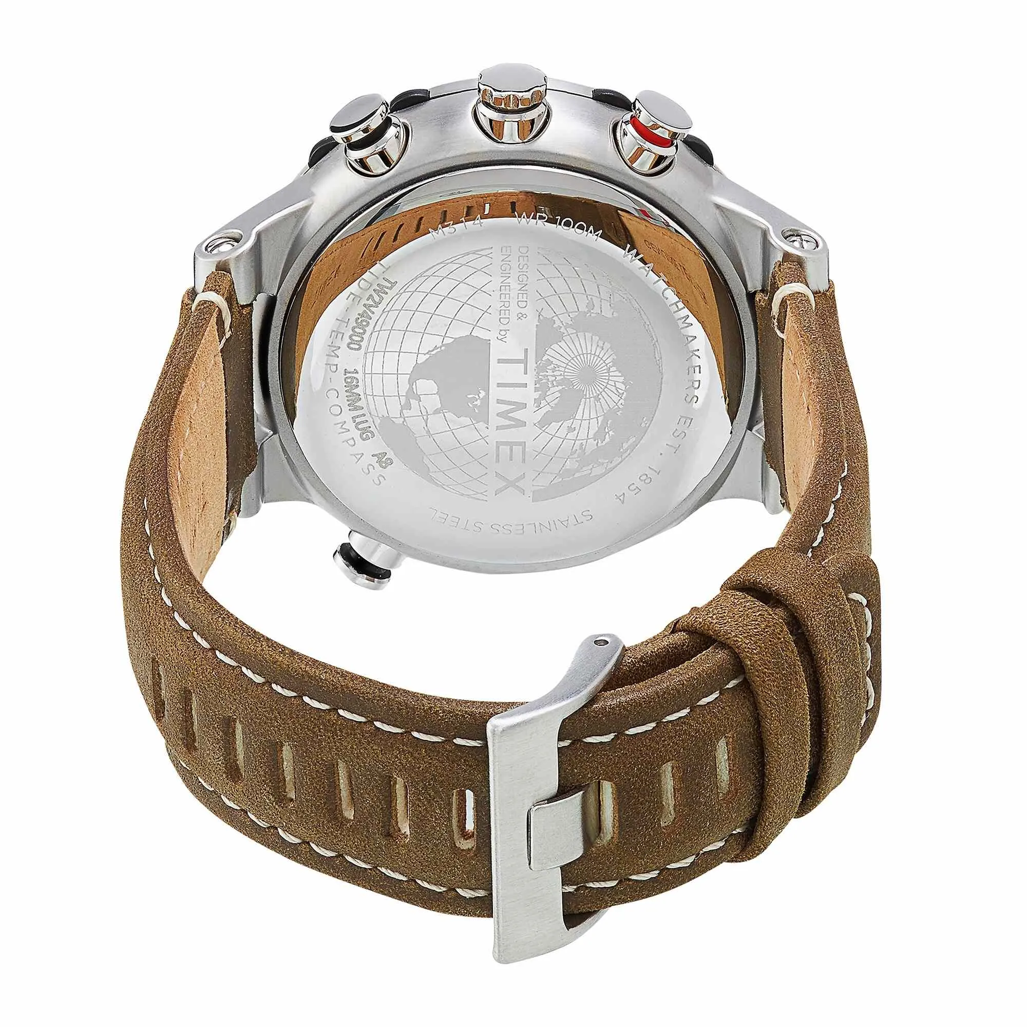 Timex Men's Watch - Expedition Tide-Temp-Compass Beige Dial Green Strap | TW2V49000 Timex Watches