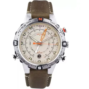 Timex Men's Watch - Expedition Tide-Temp-Compass Beige Dial Green Strap | TW2V49000 Timex Watches