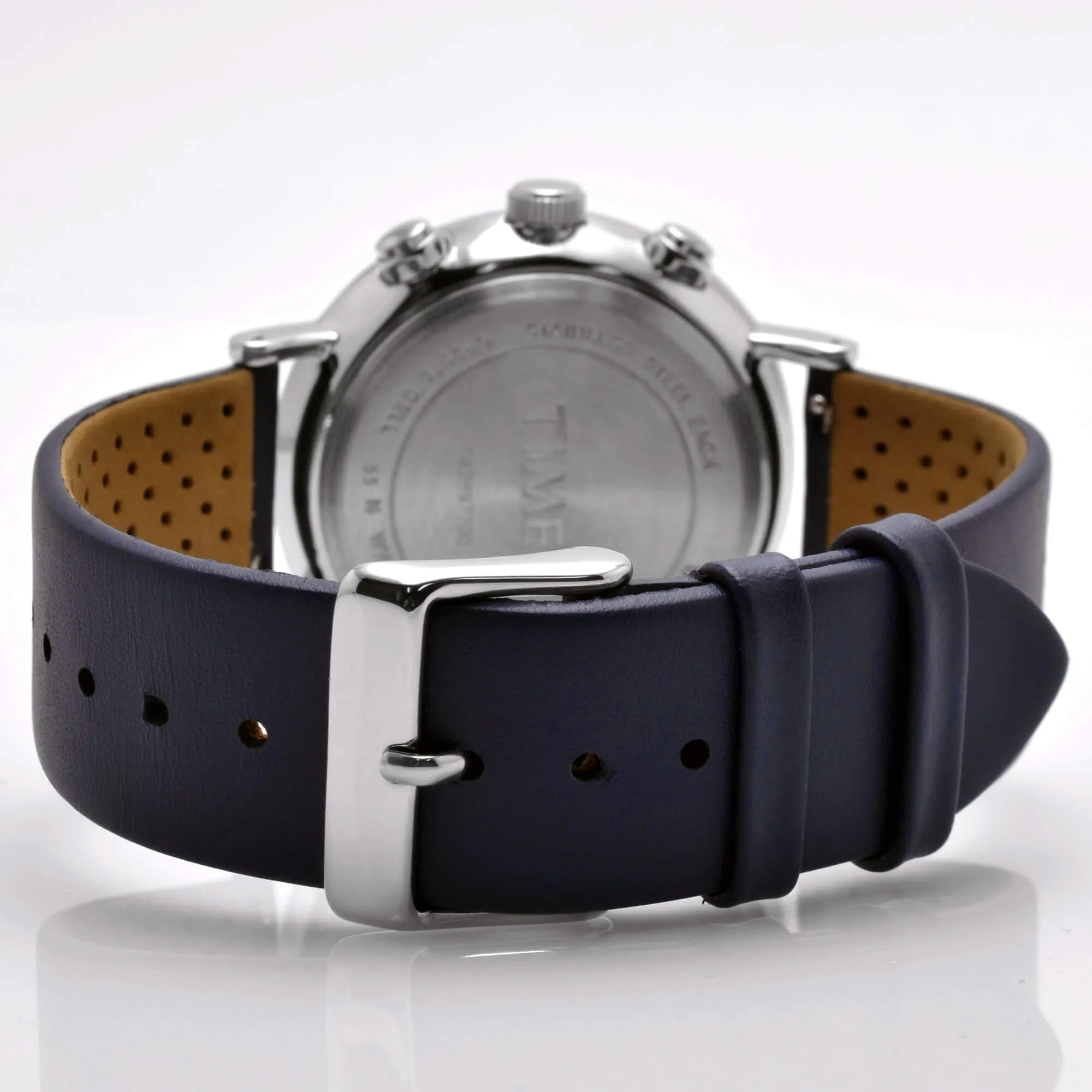 Timex Men's Watch - Fairfield Supernova Quartz Silver Dial Leather Strap | TW2R97700 Timex Watches