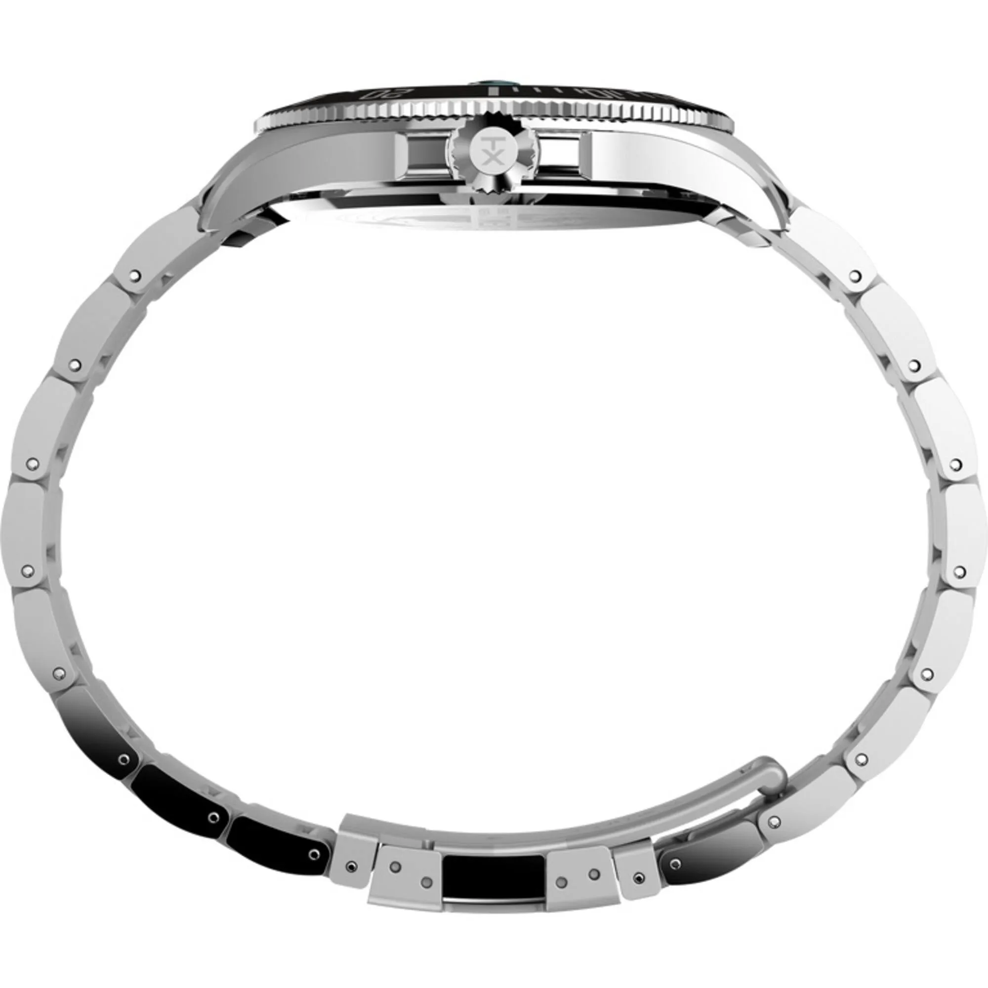 Timex Men's Watch - Harborside Coast Green Dial Silver Tone Bracelet | TW2V91900VQ Timex Watches