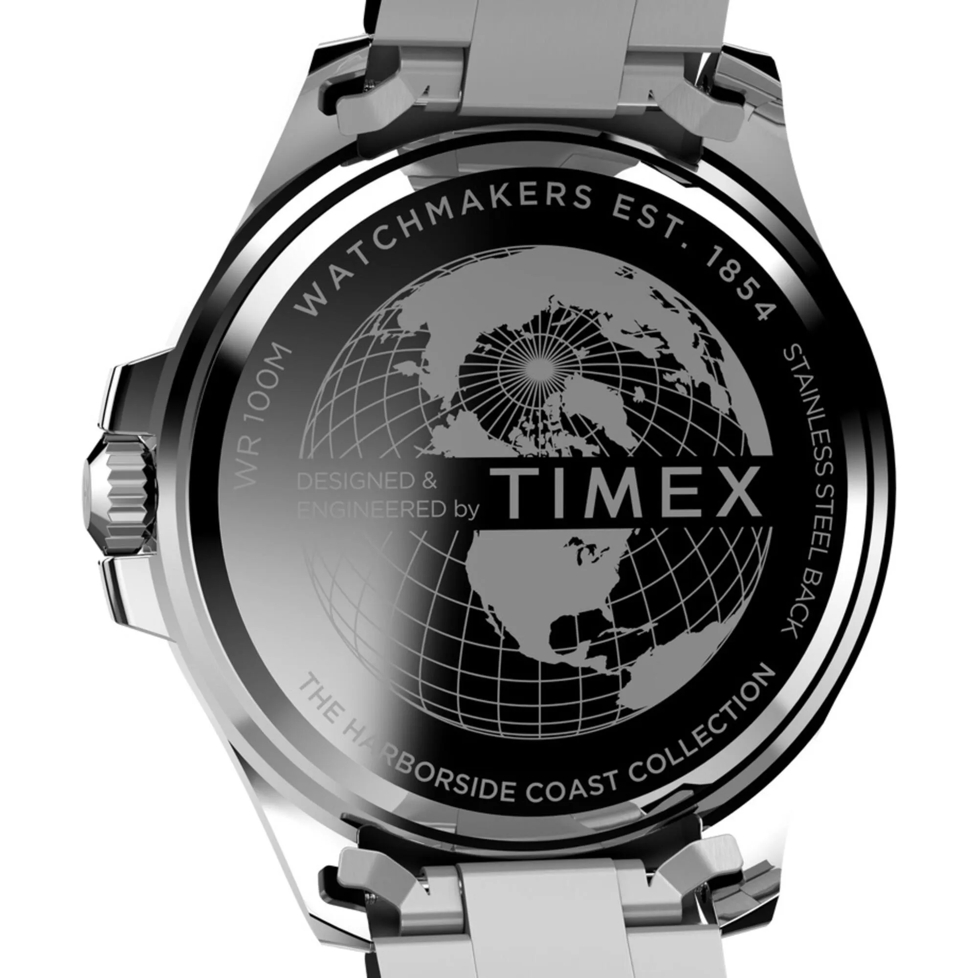 Timex Men's Watch - Harborside Coast Green Dial Silver Tone Bracelet | TW2V91900VQ Timex Watches