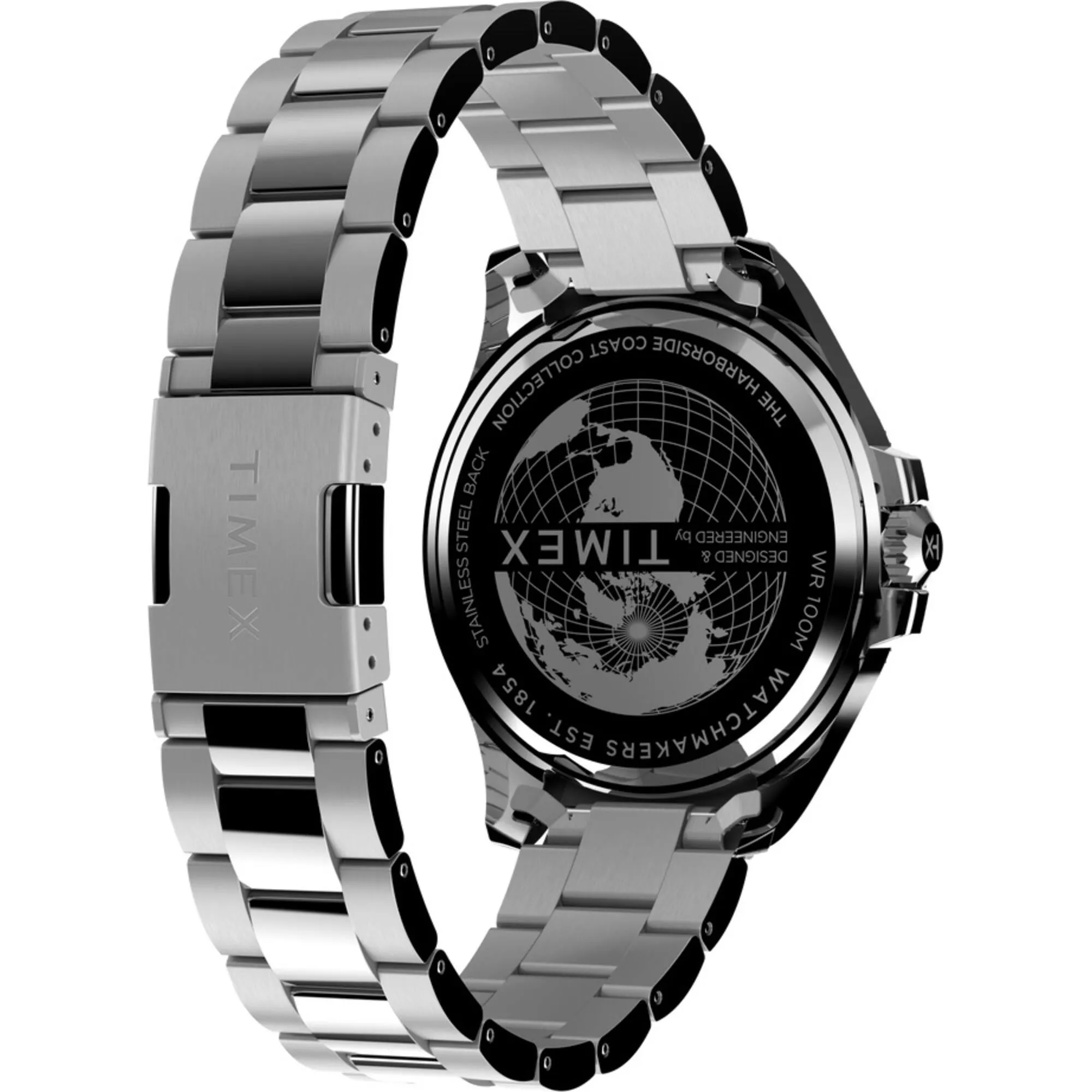 Timex Men's Watch - Harborside Coast Green Dial Silver Tone Bracelet | TW2V91900VQ Timex Watches