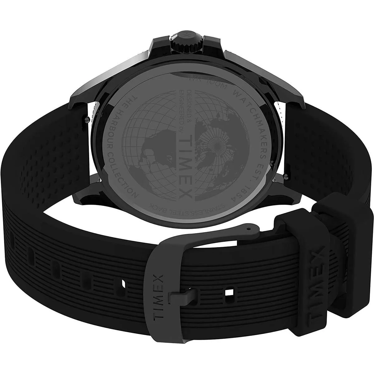 Timex Men's Watch - Harborside Coast Rotating Bezel Black Dial Strap | TW2U42000VQ Timex Watches