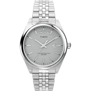 Timex Men's Watch - Legacy Grey Dial Silver Stainless Steel Bracelet | TW2V67900VQ Timex Watches