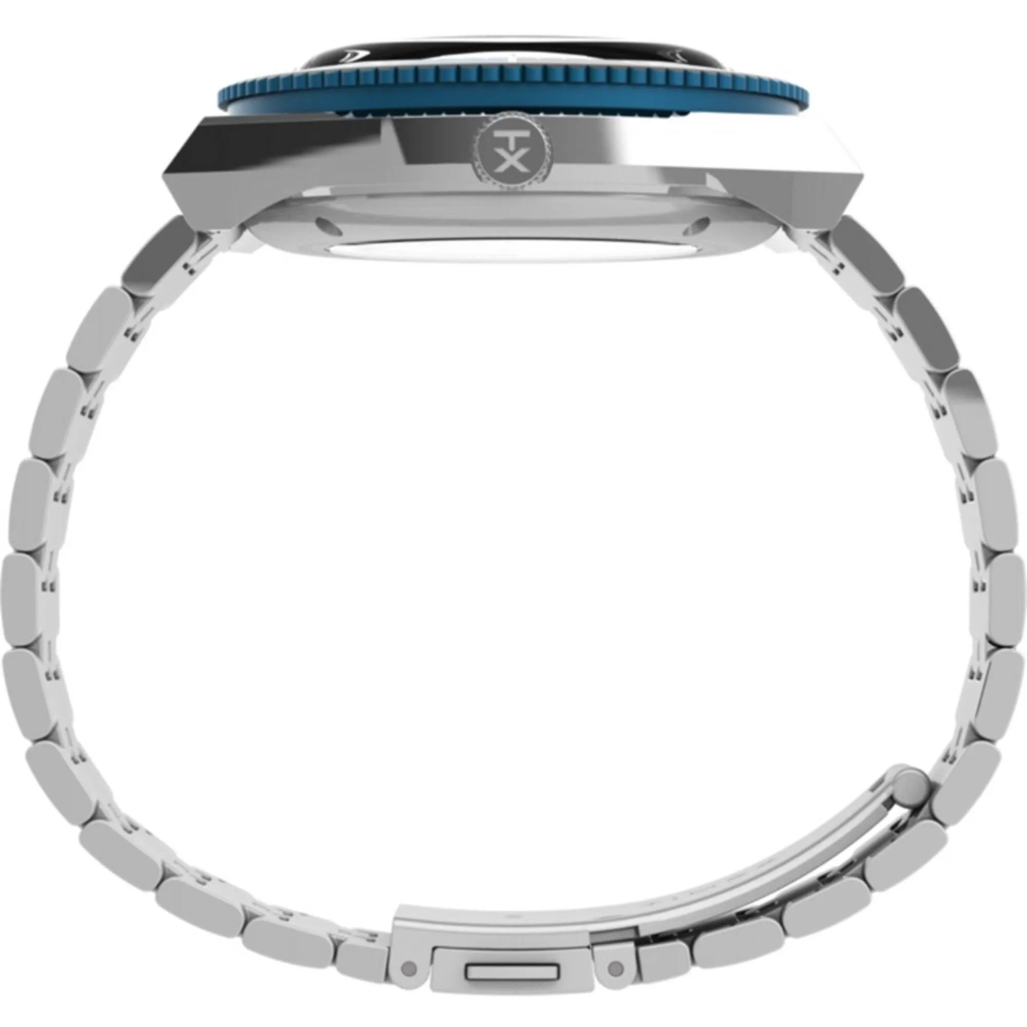Timex Men's Watch - M79 Blue Dial Automatic Stainless Steel Bracelet | TW2V25100VQ Timex Watches