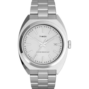 Timex Men's Watch - Milano XL Silver Tone Dial Stainless Steel Bracelet | TW2U15600VQ Timex Watches