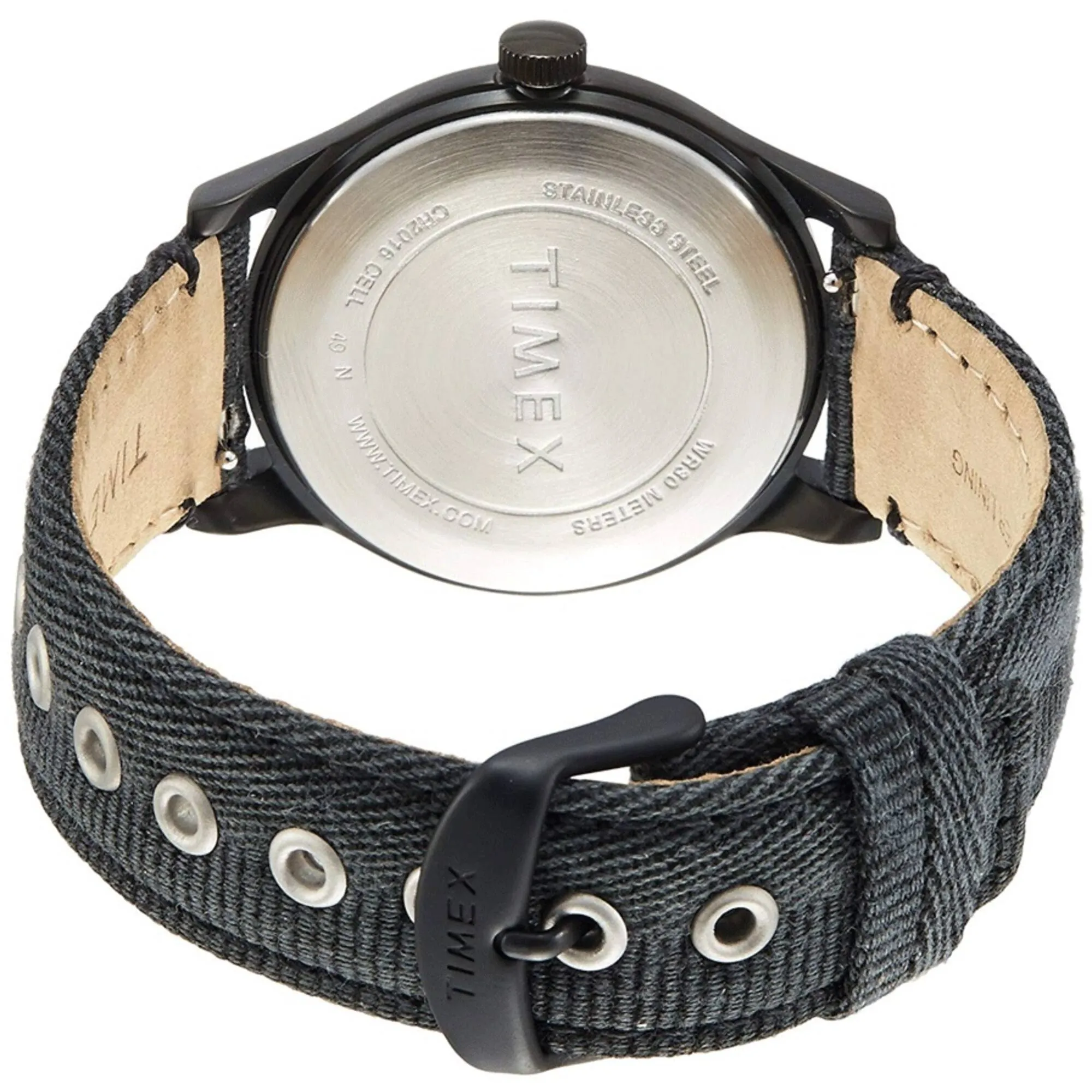 Timex Men's Watch - MK1 Quartz Black Stainless Steel Case Fabric Strap | TW2R68200 Timex Watches