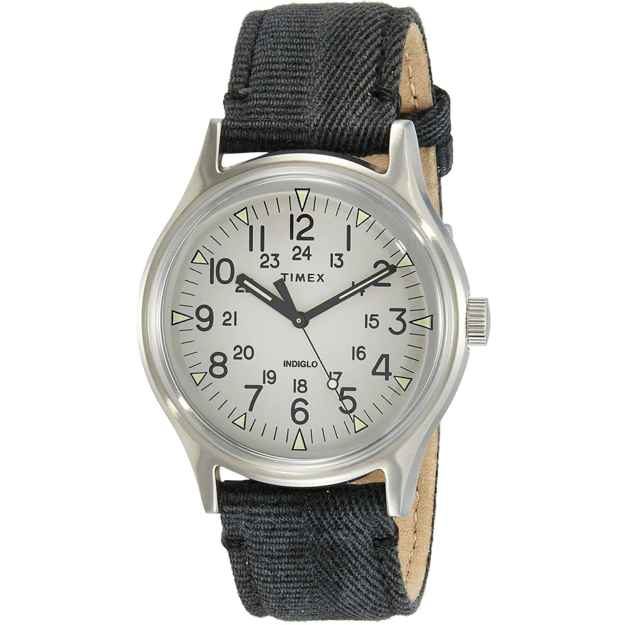 Timex Men's Watch - MK1 Quartz Stainless Steel Case Black Fabric Strap | TW2R68300 Timex Watches