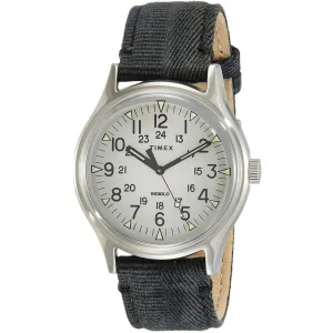 Timex Men's Watch - MK1 Quartz Stainless Steel Case Black Fabric Strap | TW2R68300 Timex Watches