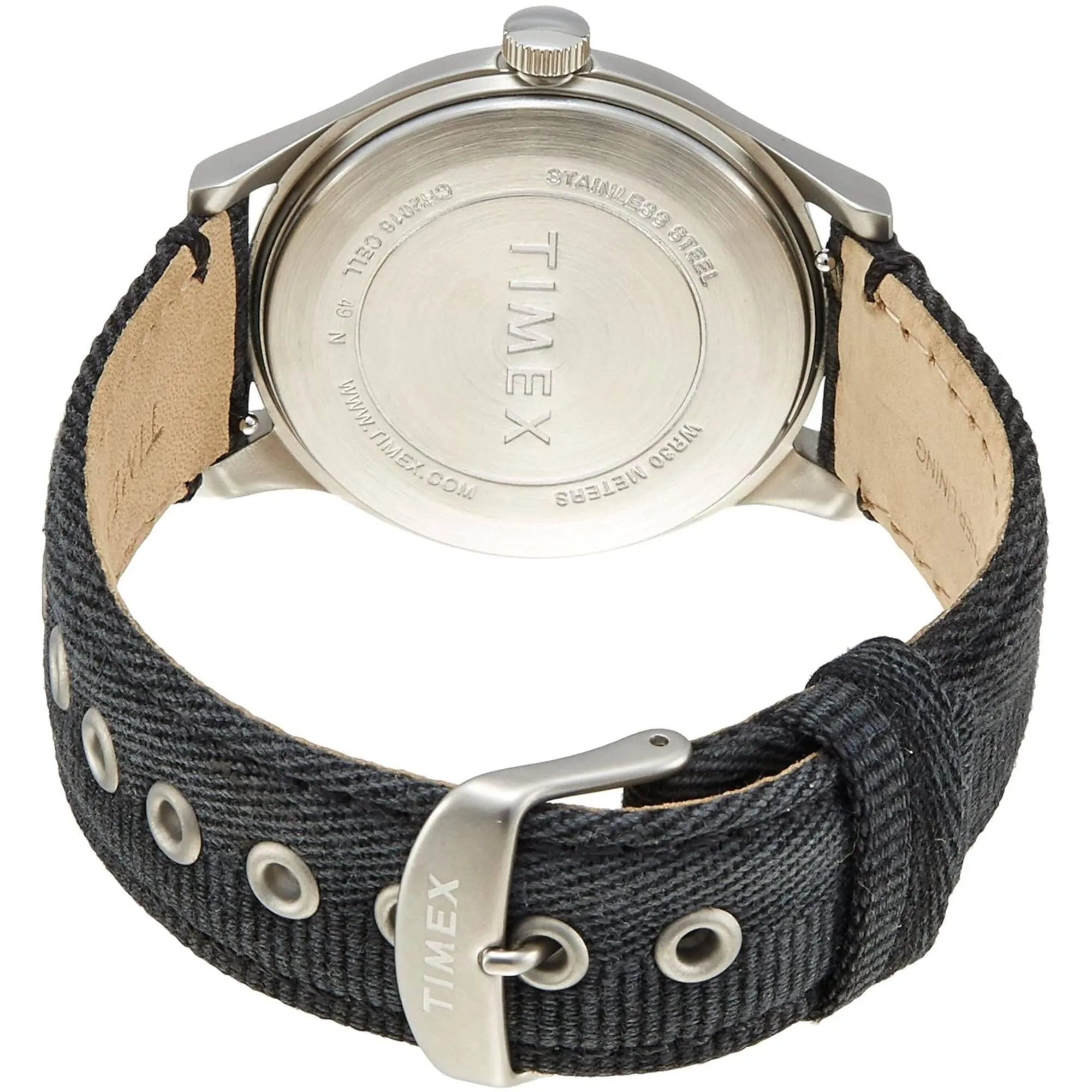 Timex Men's Watch - MK1 Quartz Stainless Steel Case Black Fabric Strap | TW2R68300 Timex Watches