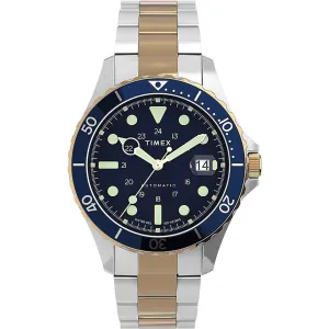 Timex Men's Watch - Navi XL Automatic Power Reserve Blue Dial Bracelet | TW2U83500VQ Timex Watches
