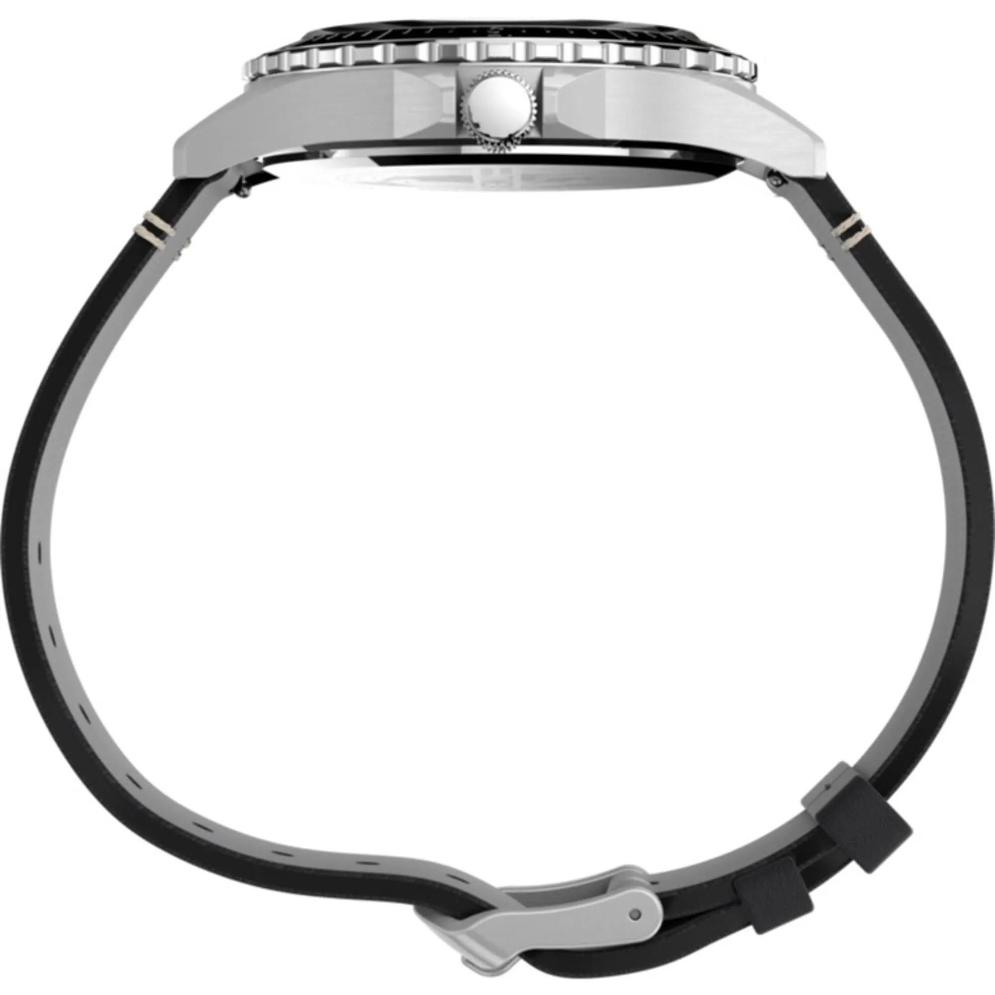 Timex Men's Watch - Navi XL Black Round Dial Stainless Steel Case Strap | TW2V45300VQ Timex Watches