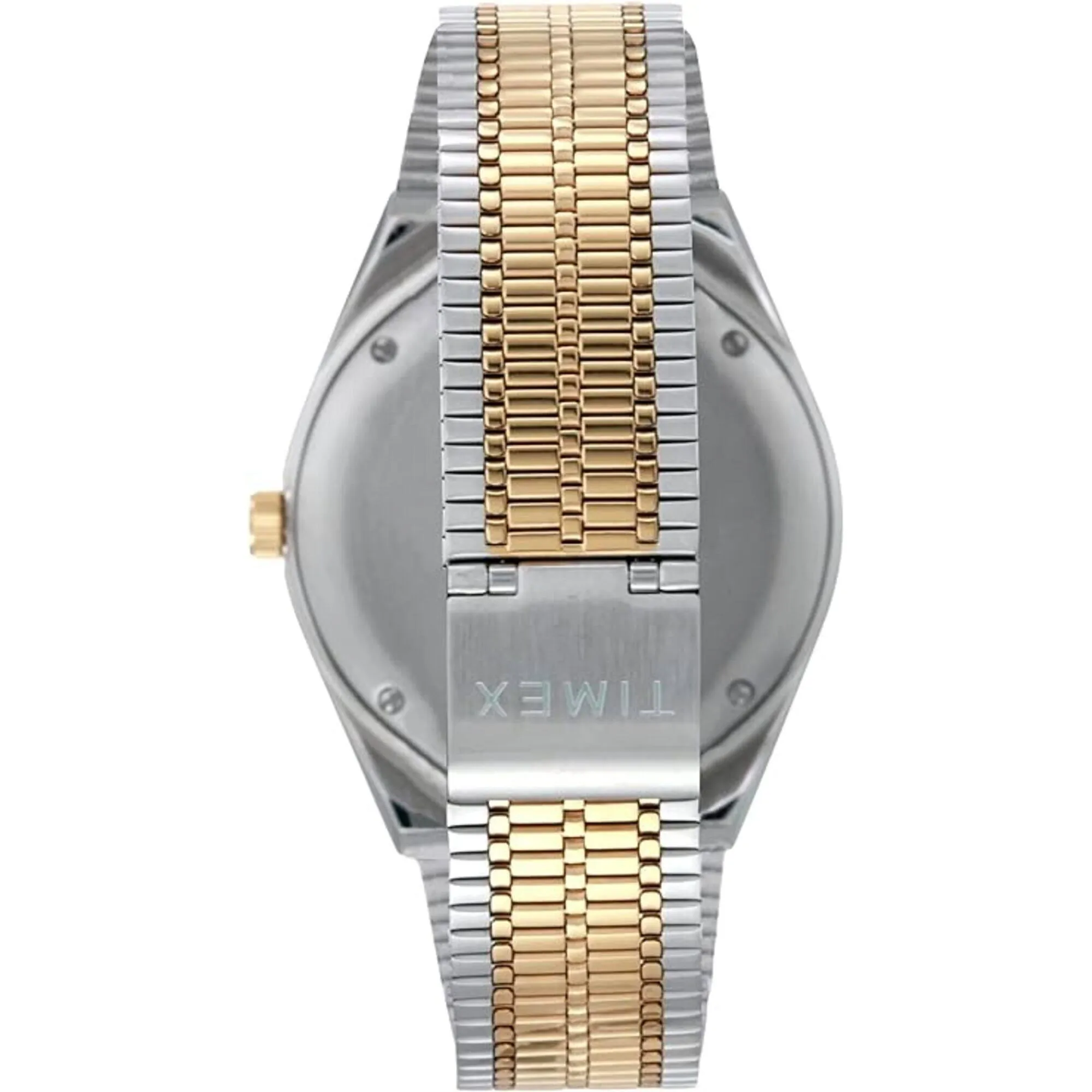Timex Men's Watch - Q Diver Rotating Bezel Champagne Dial Steel Bracelet | TW2V18600ZV Timex Watches