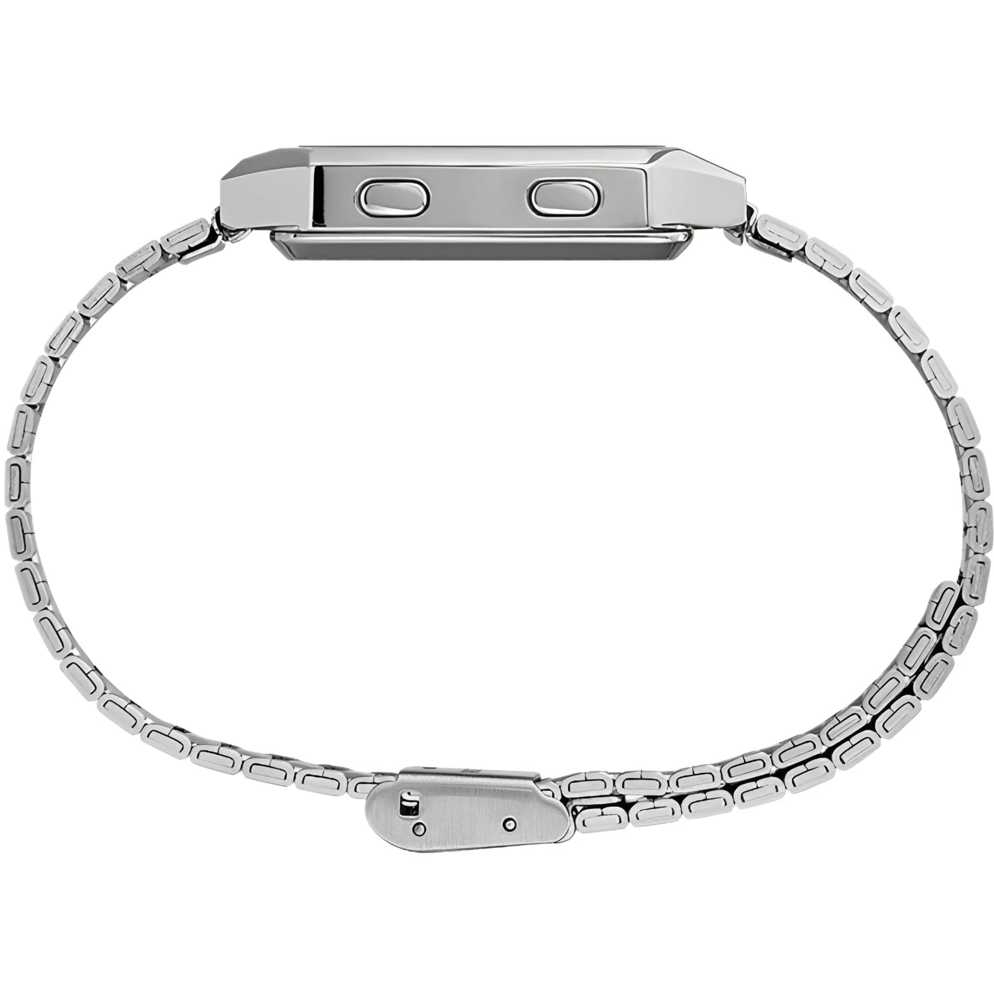 Timex Men's Watch - Q Timex Reissue White Dial Bracelet Digital LCA | TW2U72400ZV Timex Watches