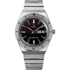 Timex Men's Watch - Q Todd Synder Rotating Bezel Black Dial Bracelet | TW2T95500JR Timex Watches