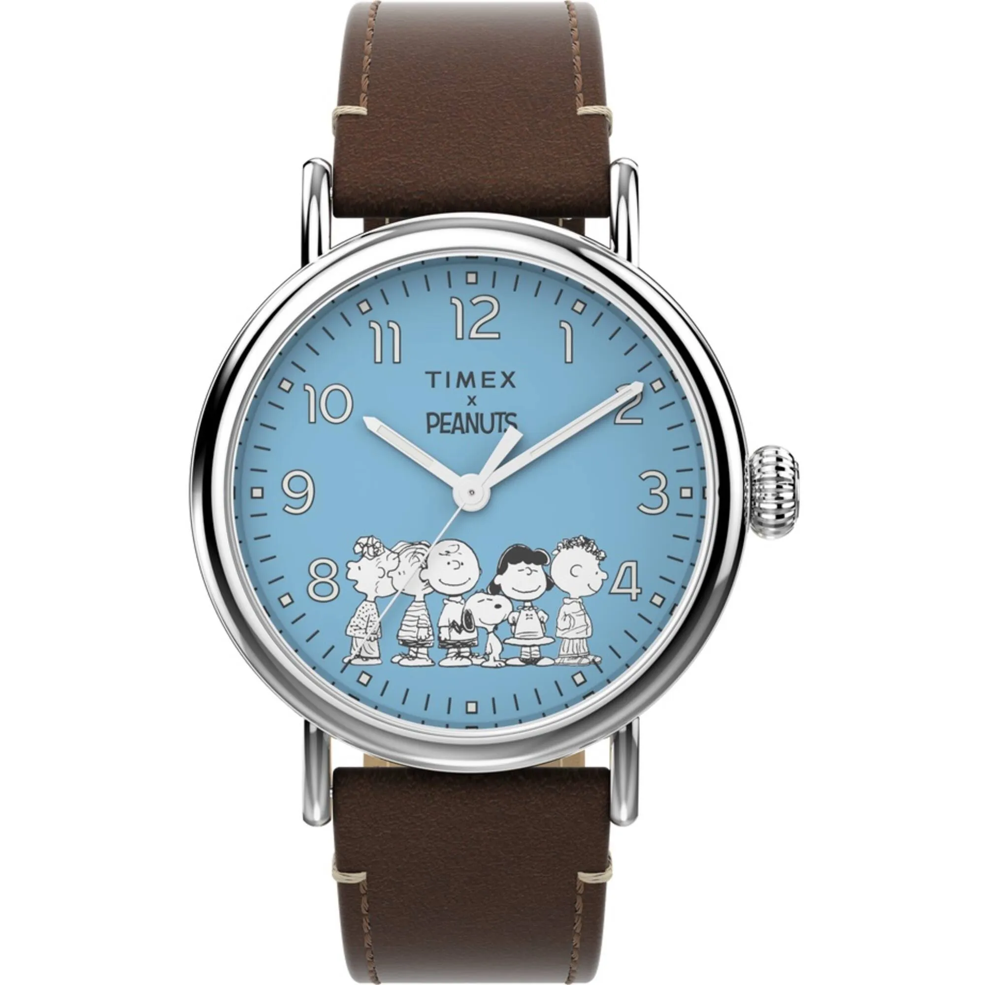 Timex Men's Watch - Standard X Peanuts Gang's All Here Brown Strap | TW2V89800VQ Timex Watches