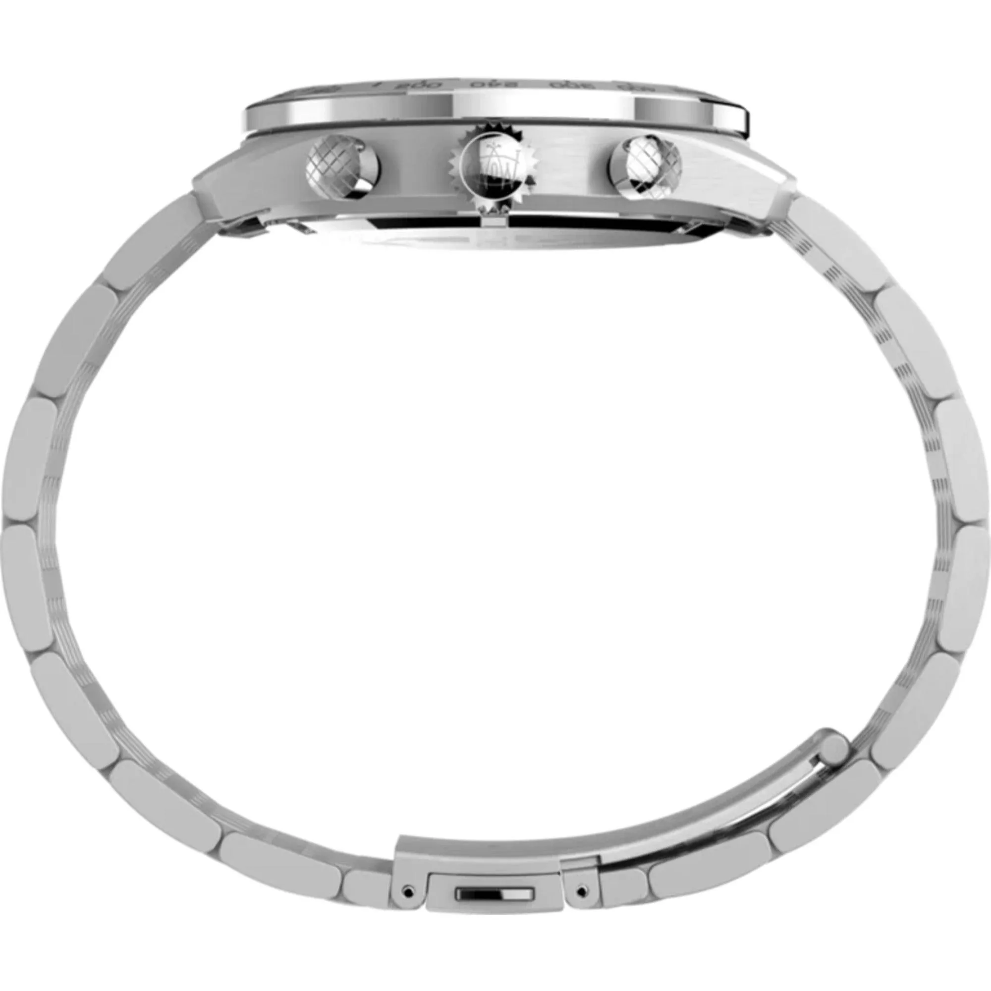 Timex Men's Watch - The Waterbury Chronograph Rotating Bezel Silver Dial | TW2V42400 Timex Watches