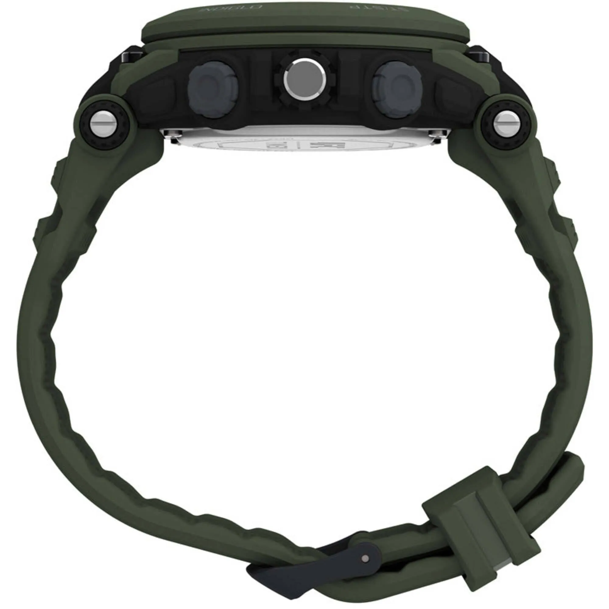Timex Men's Watch - UFC Impact Analog-Digital Black Dial Green Strap | TW5M52900JT Timex Watches