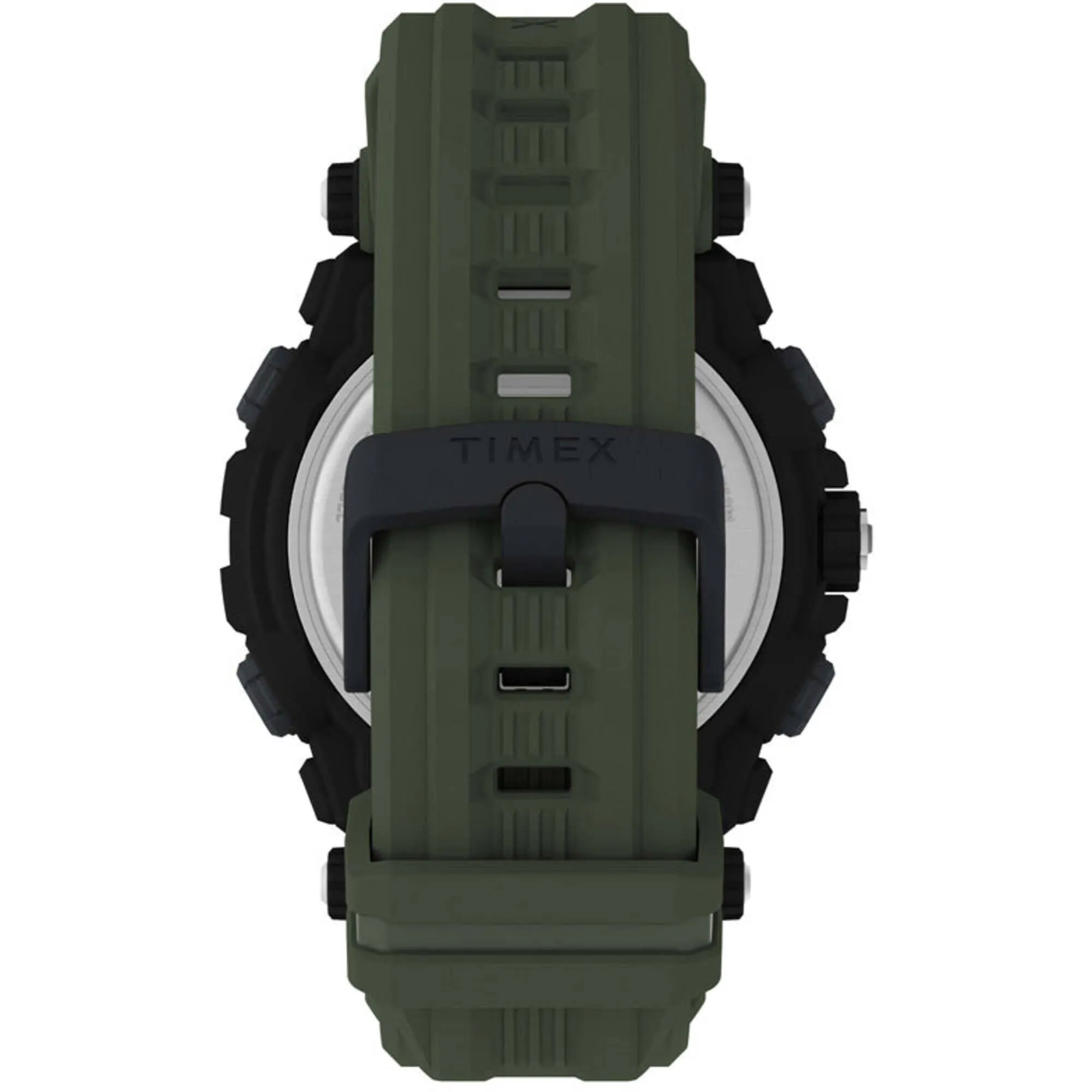 Timex Men's Watch - UFC Impact Analog-Digital Black Dial Green Strap | TW5M52900JT Timex Watches