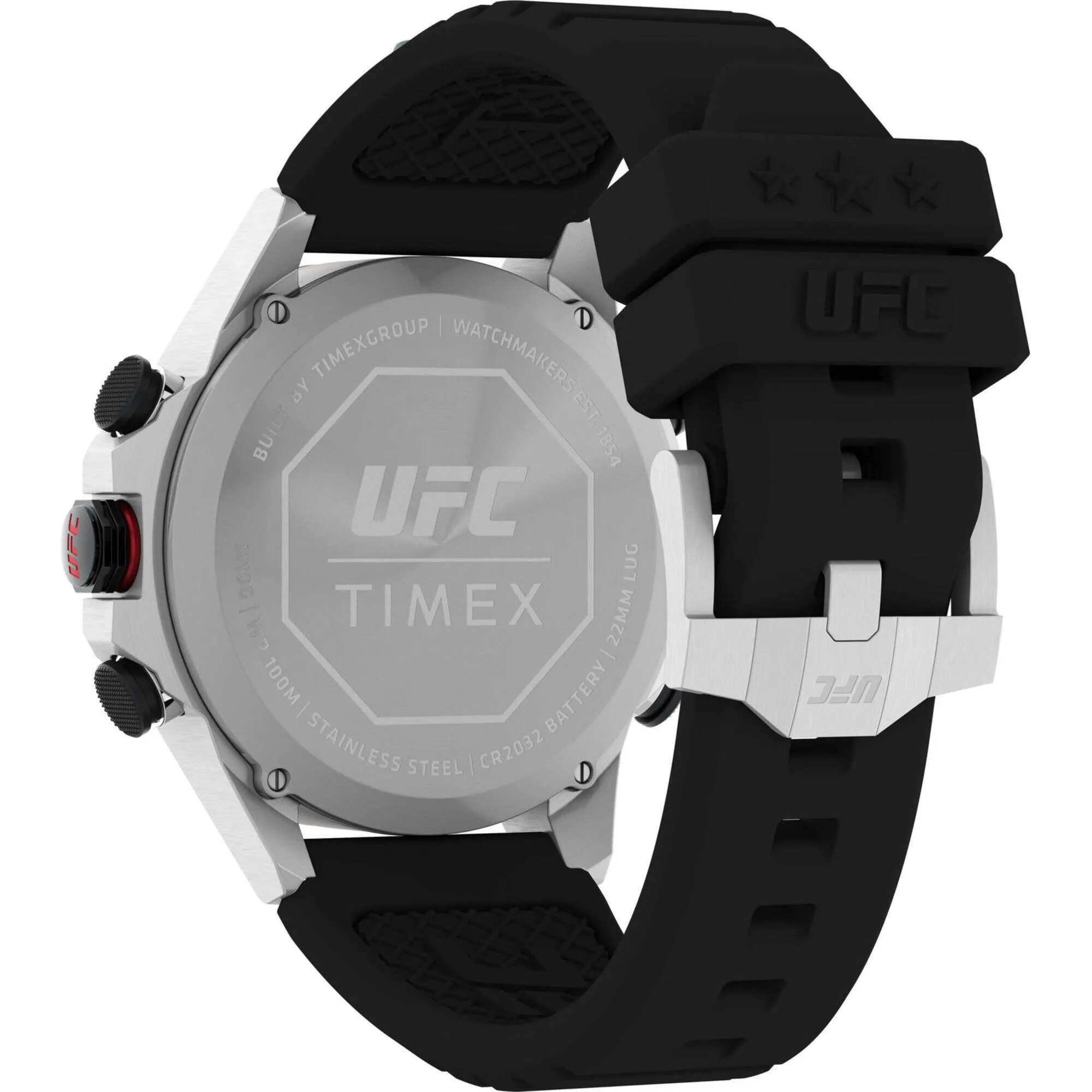 Timex Men's Watch - UFC Kick Chronograph Black Digital Dial Resin Strap | TW2V86700 Timex Watches