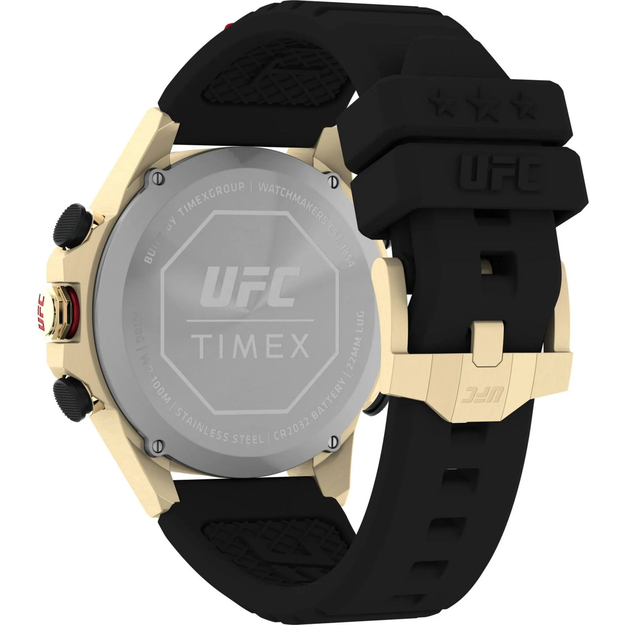 Timex Men's Watch - UFC Kick Chronograph Digital Dial Black Resin Strap | TW2V86600 Timex Watches