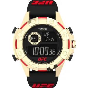 Timex Men's Watch - UFC Kick Chronograph Digital Dial Black Resin Strap | TW2V86600 Timex Watches